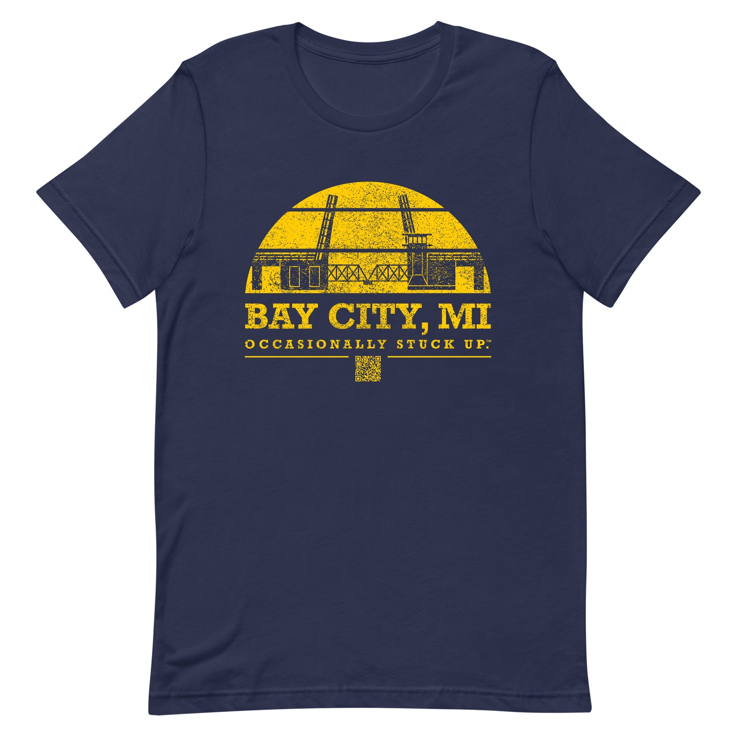 Maize & Blue Bay City "Occasionally Stuck Up" Tee