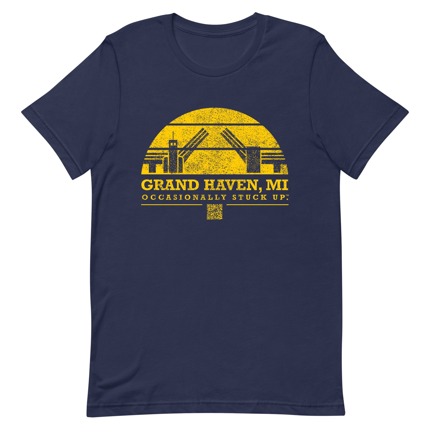 Maize & Blue Grand Haven "Occasionally Stuck Up" Tee