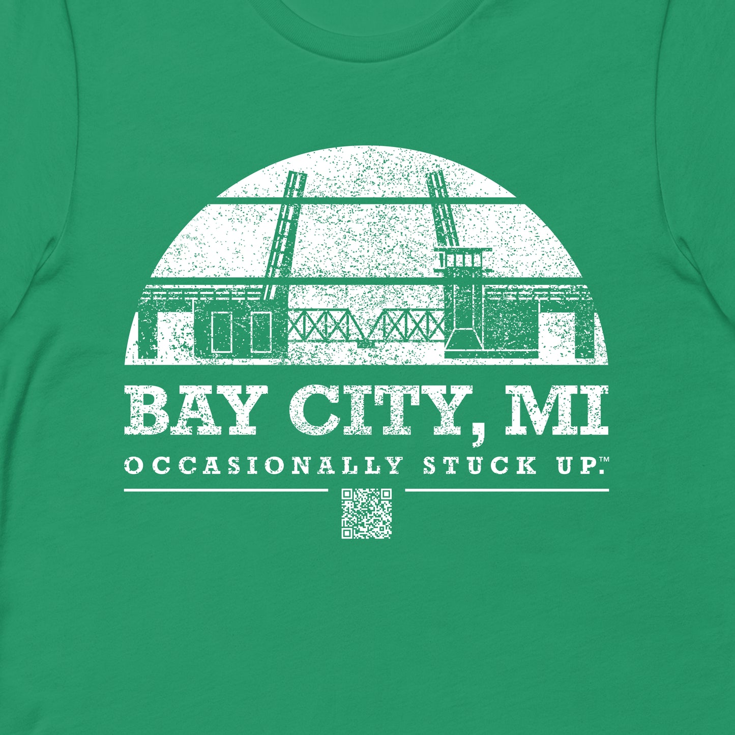 Kelly Green Bay City "Occasionally Stuck Up" Tee