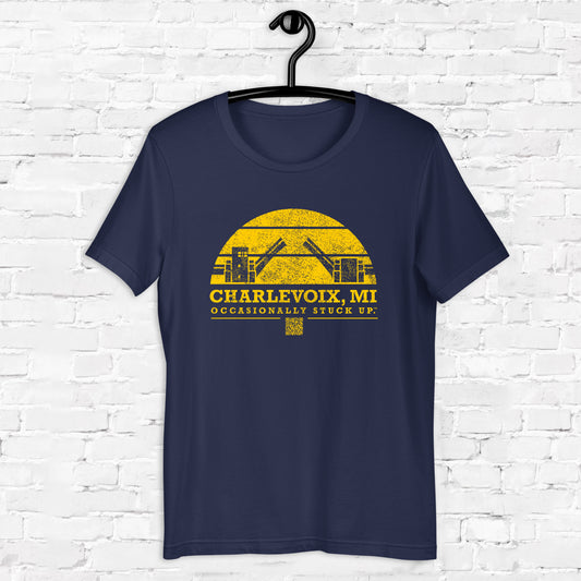 Maize & Blue Charlevoix "Occasionally Stuck Up" Tee