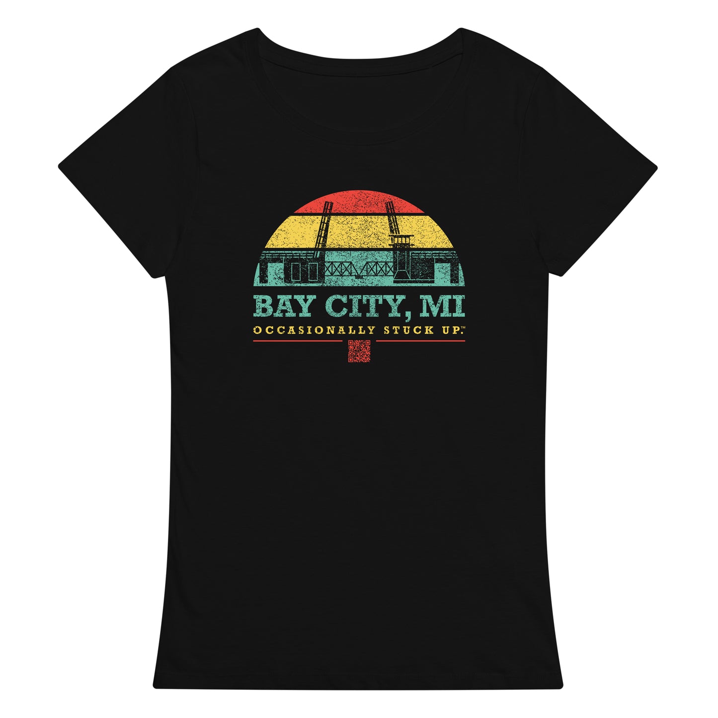 Women’s Bay City "Occasionally Stuck Up" Fitted T-Shirt