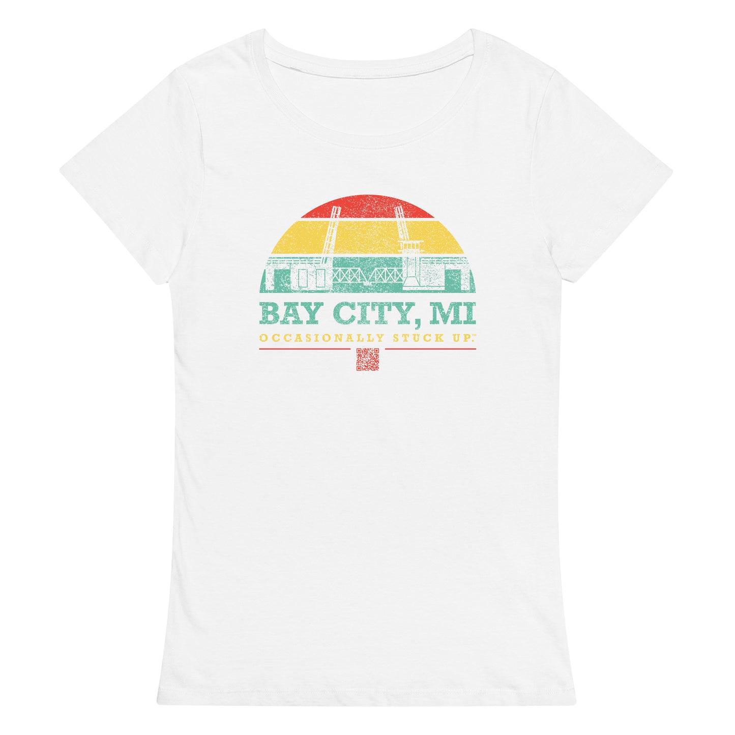 Women’s Bay City "Occasionally Stuck Up" Fitted T-Shirt