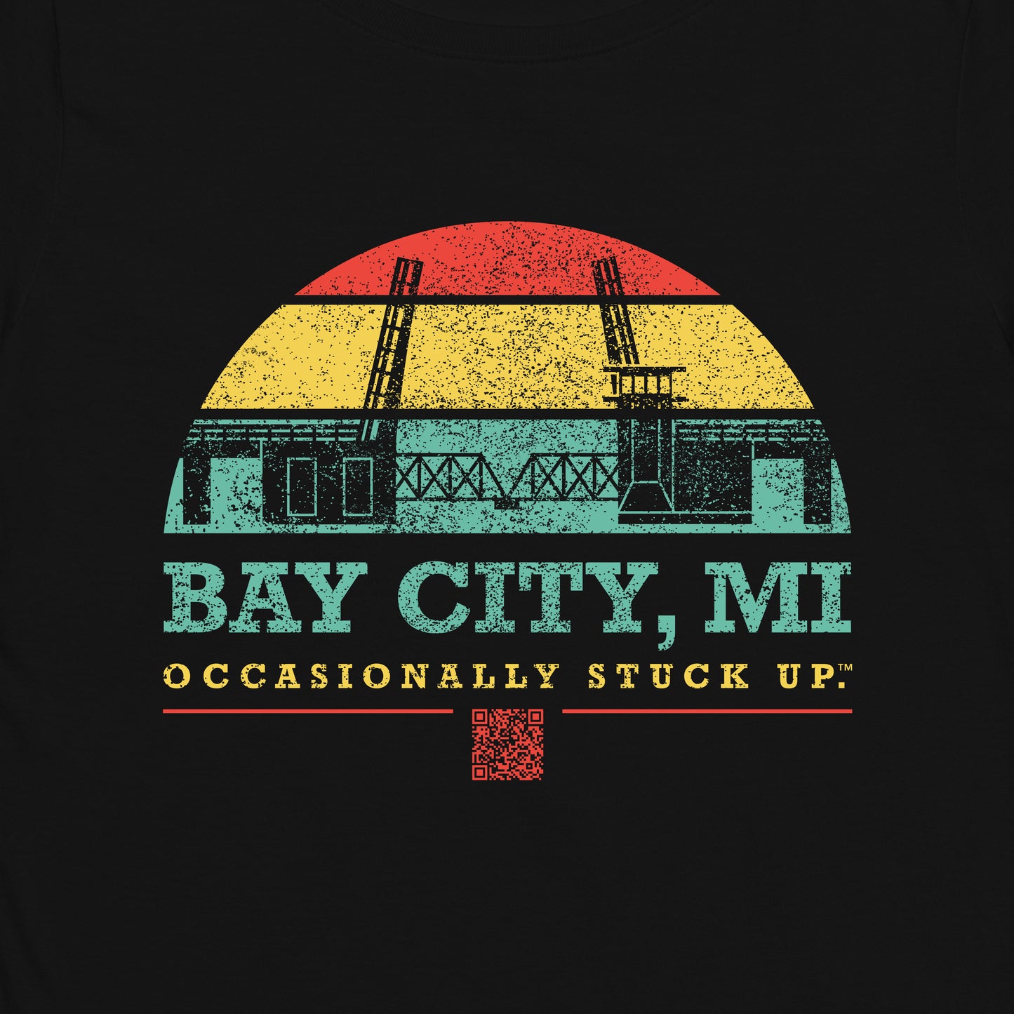 Women’s Bay City "Occasionally Stuck Up" Fitted T-Shirt