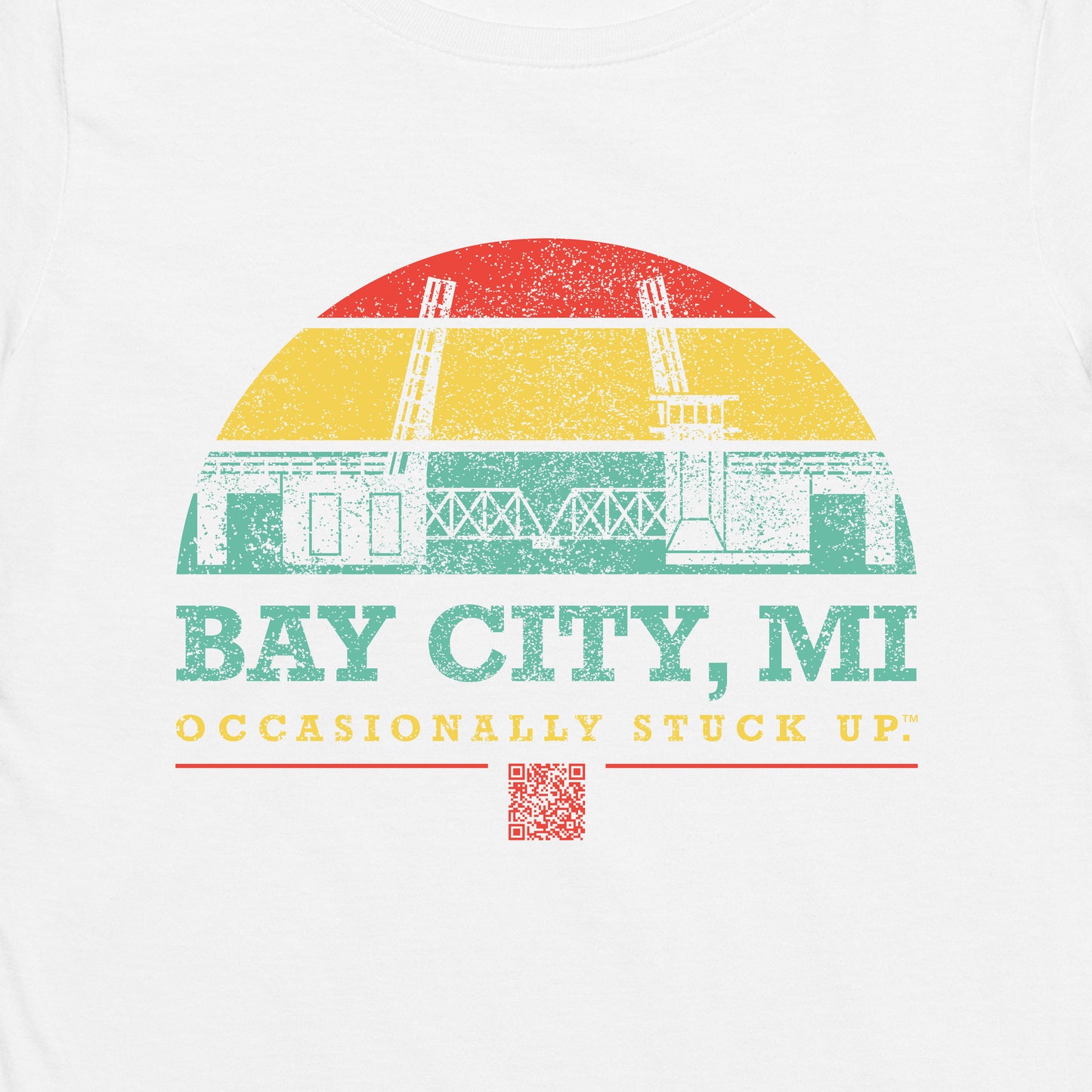 Women’s Bay City "Occasionally Stuck Up" Fitted T-Shirt