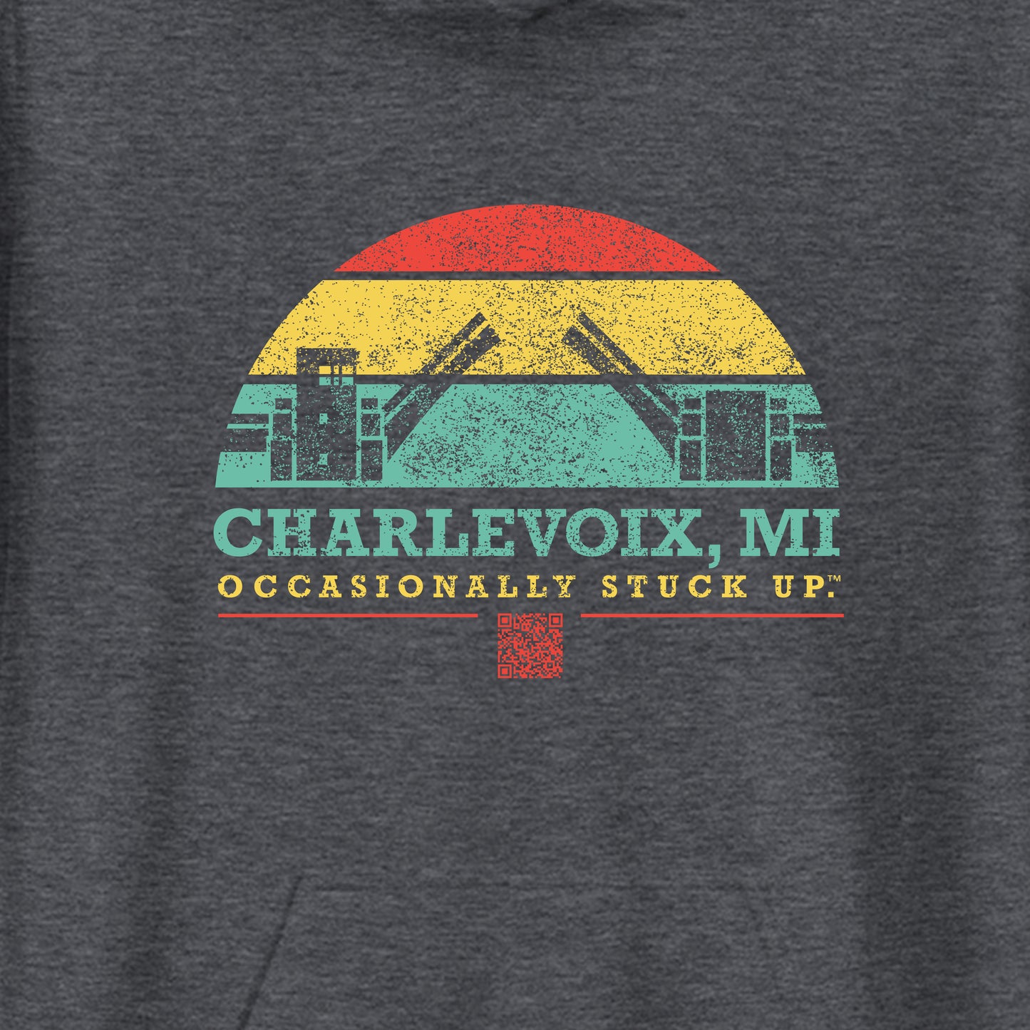 Charlevoix Occasionally Stuck Up Hoodie