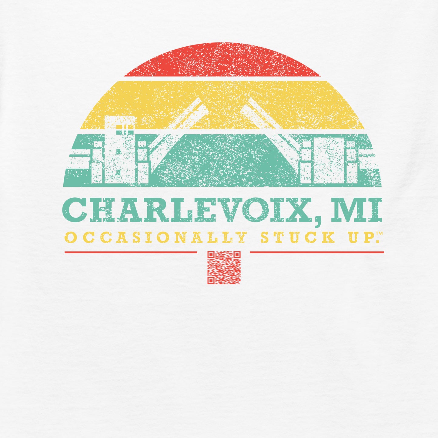 Men's Charlevoix "Occasionally Stuck Up" Tee