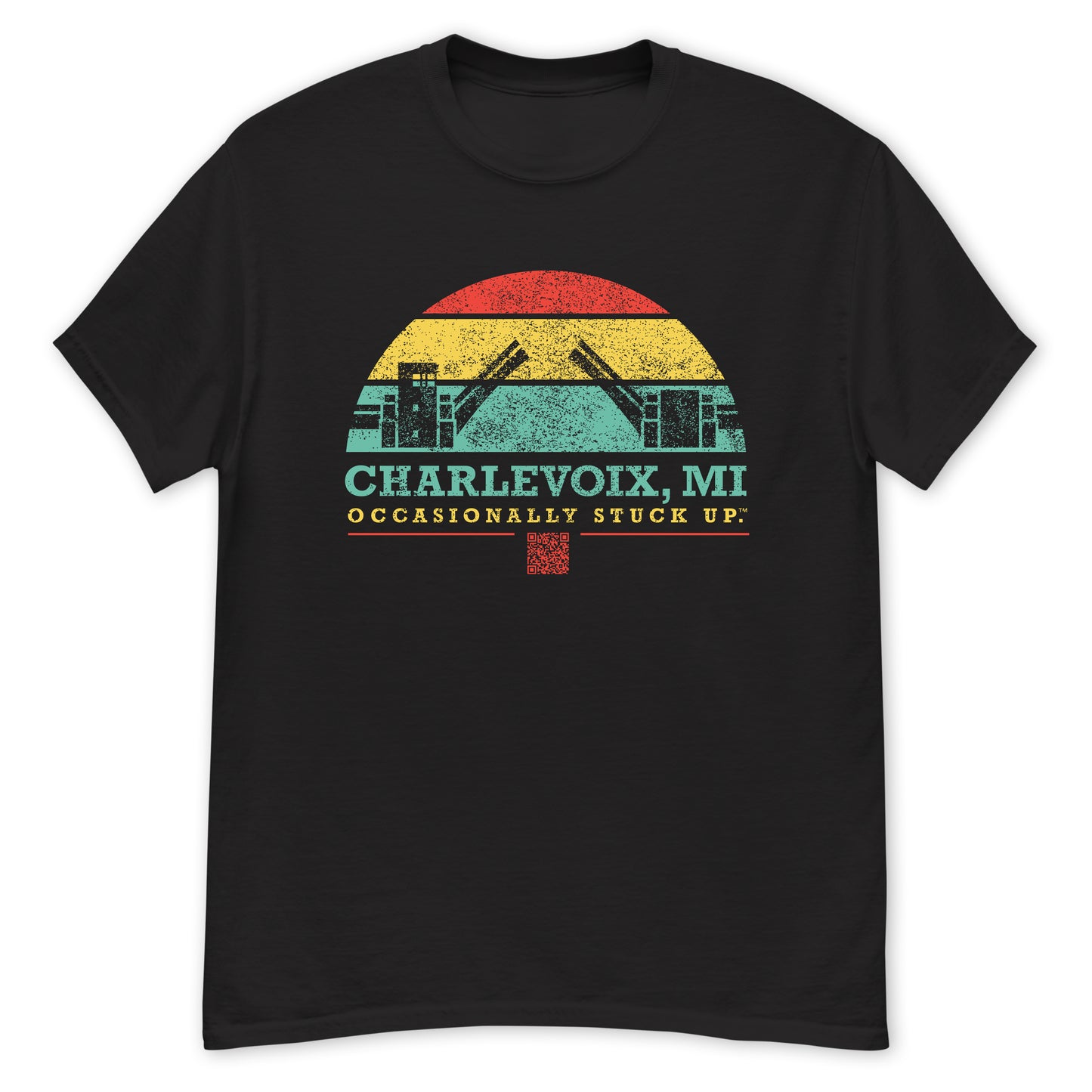 Men's Charlevoix "Occasionally Stuck Up" Tee