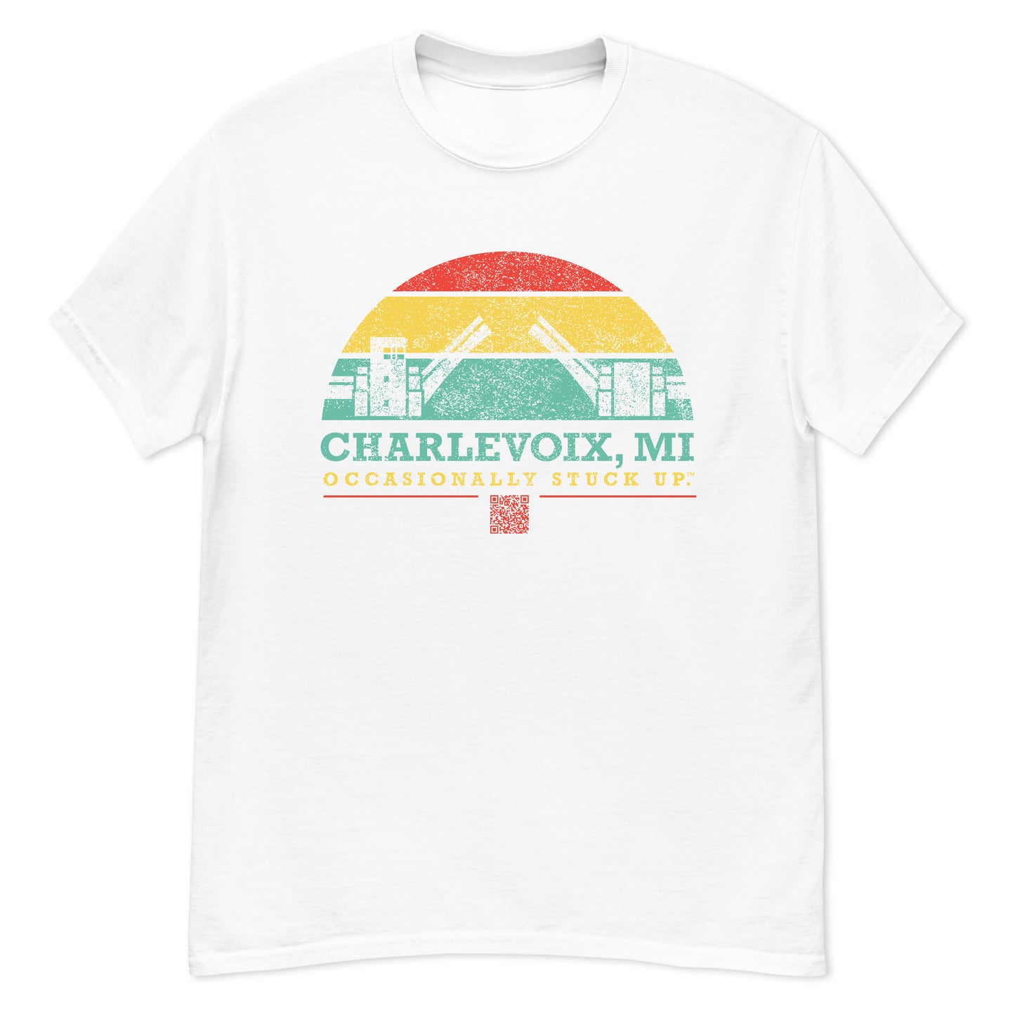 Men's Charlevoix "Occasionally Stuck Up" Tee