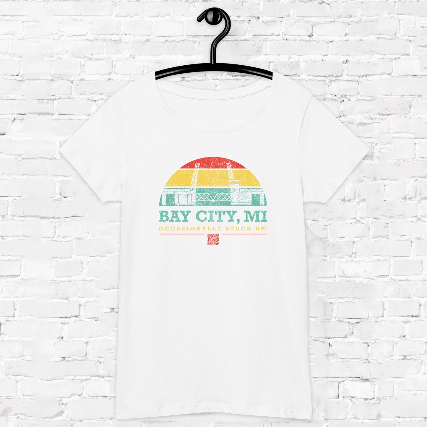 Women’s Bay City "Occasionally Stuck Up" Fitted T-Shirt
