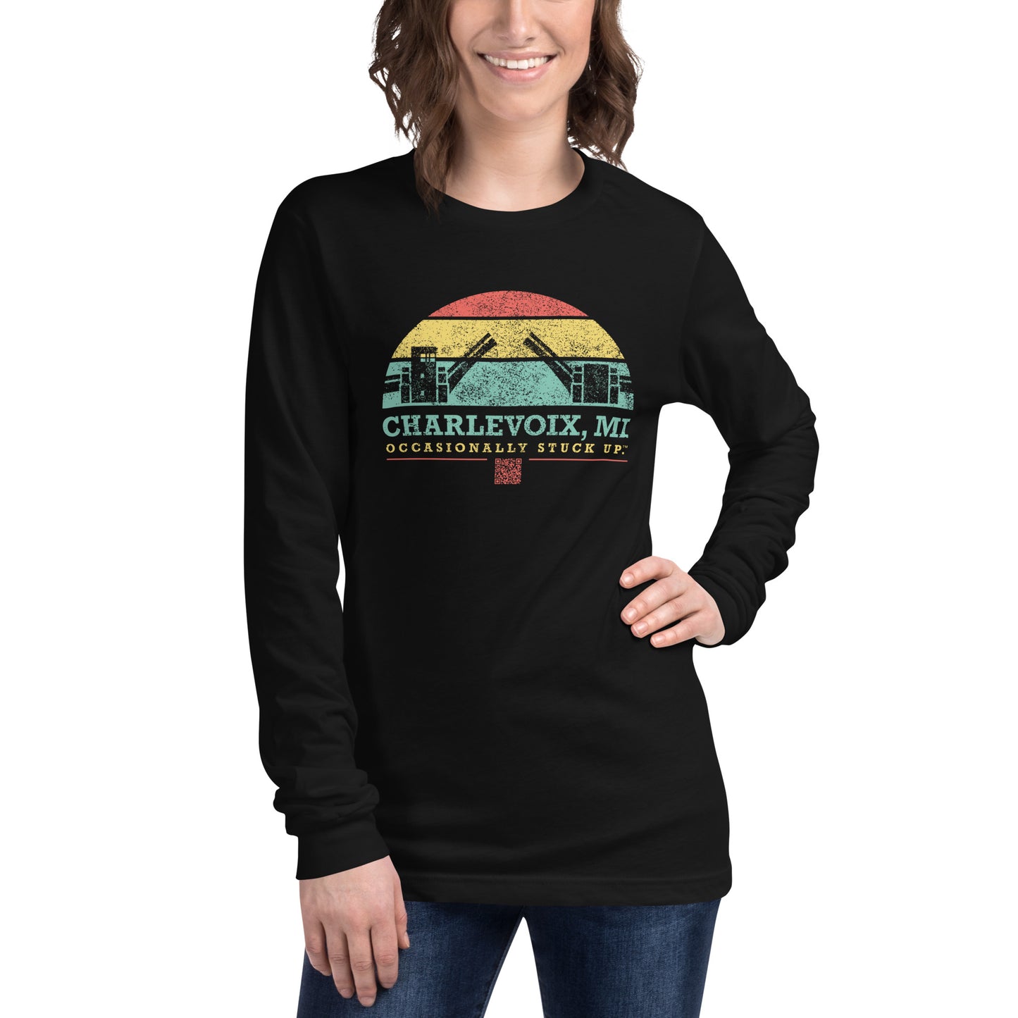 Women's Charlevoix "Occasionally Stuck Up" Long Sleeve