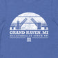 Heather Blue Grand Haven "Occasionally Stuck Up" Tee