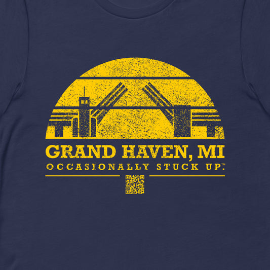 Maize & Blue Grand Haven "Occasionally Stuck Up" Tee