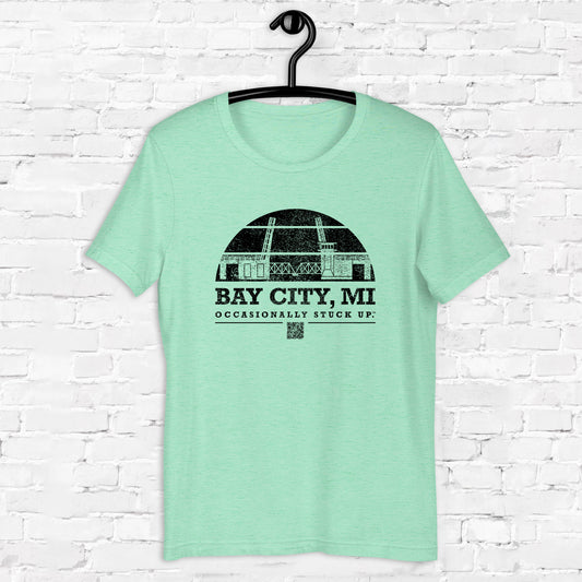 Heather Mint Bay City "Occasionally Stuck Up" Tee