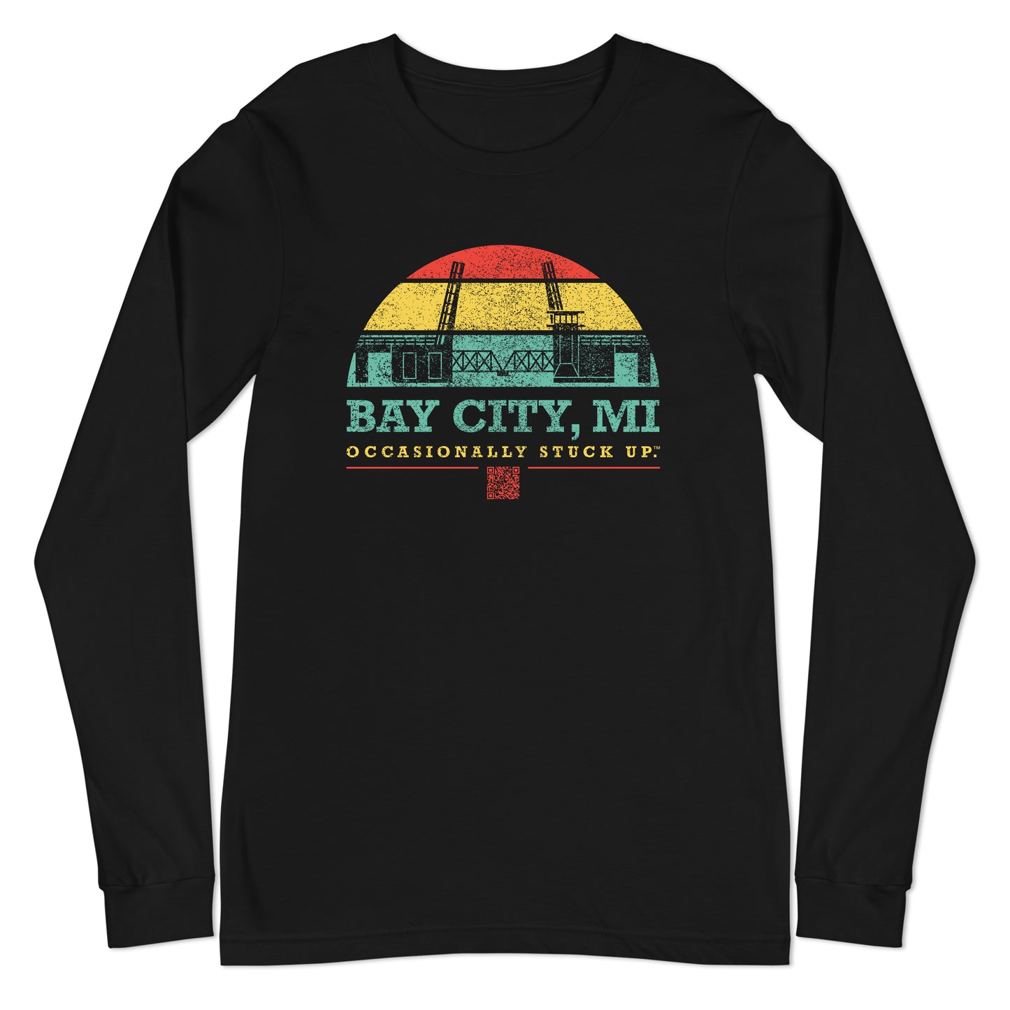 Women's Bay City "Occasionally Stuck Up" Long Sleeve