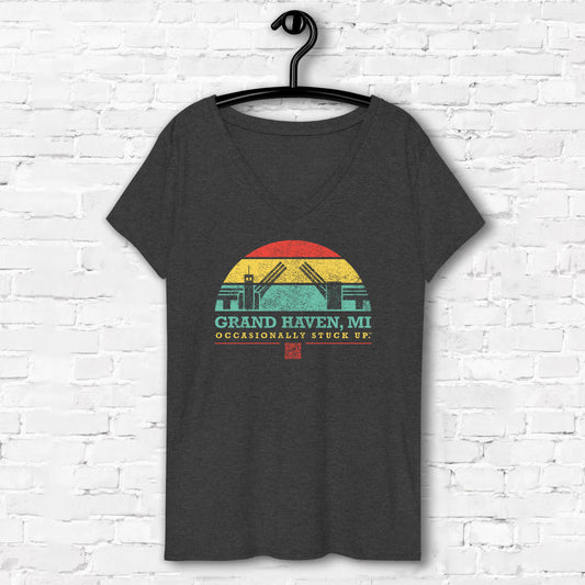 Women’s Grand Haven "Occasionally Stuck Up" Recycled V-Neck
