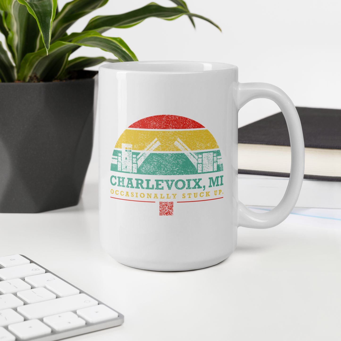 Charlevoix "Occasionally Stuck Up" Mug